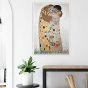 The Kiss Couple Art – Romantic Modern Wall Print