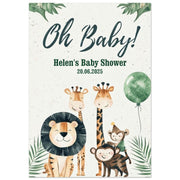 Safari Baby Shower Welcome Sign – Personalised Foam Board