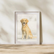 Custom Pencil Sketch Pet Portrait with Partial Colour | Personalised Dog or Cat Drawing from Photo | Hand-Drawn Animal Art Print Gift