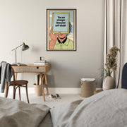 Inspirational Wall Art Printable – "Stronger Than Self-Doubt" Quote, Mental Health Digital Print