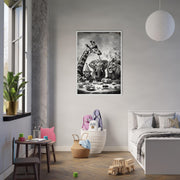 Safari Animal Tea Party Printable | Jungle Nursery Wall Art | Whimsical Safari Friends Digital Download