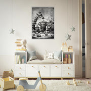 Safari Animal Tea Party Printable | Jungle Nursery Wall Art | Whimsical Safari Friends Digital Download