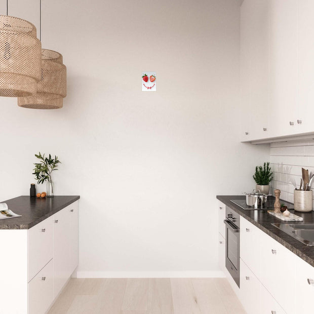 Strawberry Smile (Bright) – Playful Modern Kitchen Decor